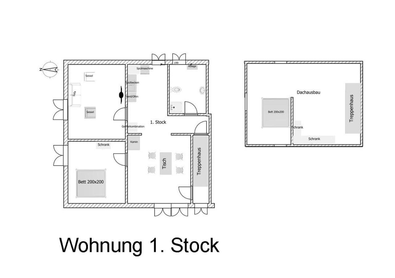 "Haus Auf Dem Berg" Daire Westensee Dış mekan fotoğraf